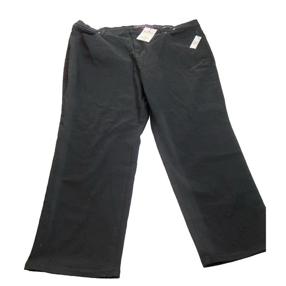 gloria vanderbilt amanda women's jeans 22w Short‎ Inseam 28 Black